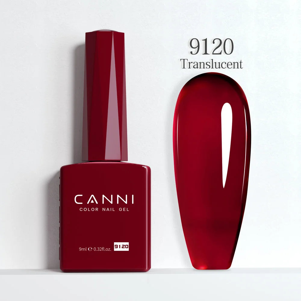 CC5 CANNI Nail Gel Polish HEMA FREE Christmas Red Winter Color Nail Gel Polish New Year Gel Design Soak Off UV LED Varnish 9ml
